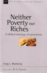 Neither Poverty or Riches - NSBT